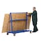 Vestil Blue Steel A-Frame Cart 2000lb Capacity 30x60 In. w/4 5x2 Casters AF-3060 - alternate 4